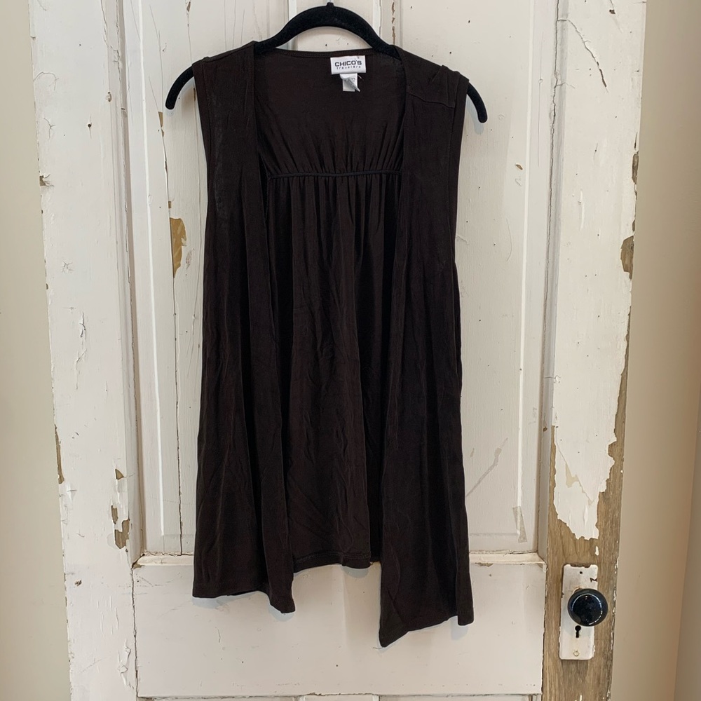 Chico’s Travelers Brown Vest